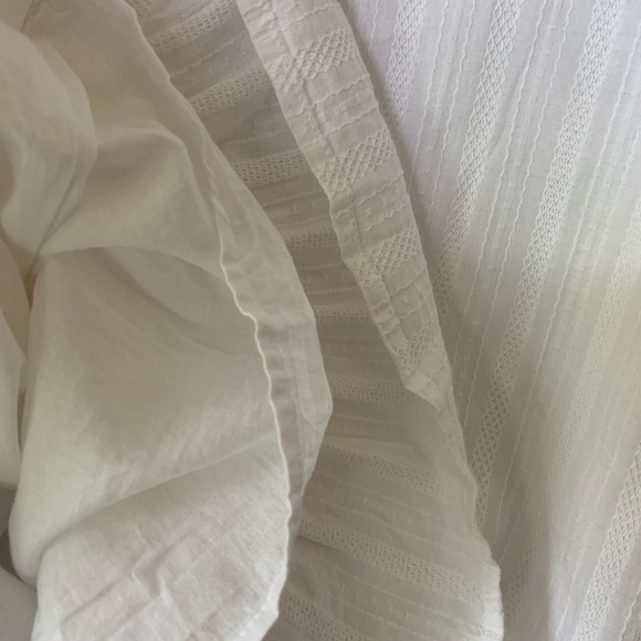 MNG Mango White Cotton Dress XS/2 - Picture 8 of 9